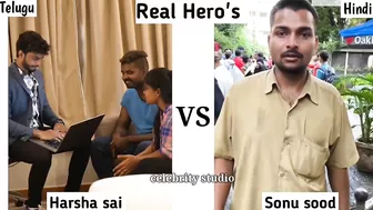 Harsha sai vs Sonu sood || Real Hero's || Telugu || Hindi #harshasai #soonusood @Celebrity Studio