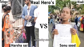 Harsha sai vs Sonu sood || Real Hero's || Telugu || Hindi #harshasai #soonusood @Celebrity Studio