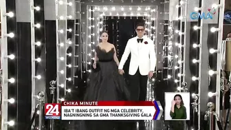 Iba't ibang outfit ng mga celebrity, nagningning sa GMA Thanksgiving Gala | 24 Oras Weekend