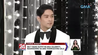 Iba't ibang outfit ng mga celebrity, nagningning sa GMA Thanksgiving Gala | 24 Oras Weekend