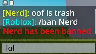 never say that about oof sound in roblox