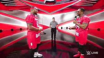 Montez Ford charges in to challenge Seth “Freakin” Rollins to a one-on-one match: Raw, Aug. 1, 2022