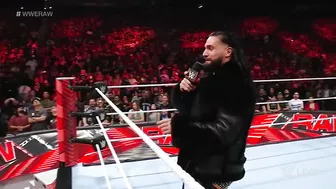 Montez Ford charges in to challenge Seth “Freakin” Rollins to a one-on-one match: Raw, Aug. 1, 2022