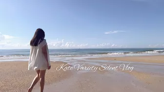 Vacation Vlog at Cha-Am Beach in Thailand | Beach Vlog Aesthetic | Kate Variety Silent Vlog