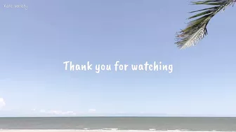 Vacation Vlog at Cha-Am Beach in Thailand | Beach Vlog Aesthetic | Kate Variety Silent Vlog