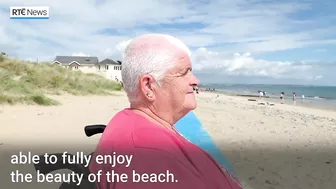 Beach mat rolled out for wheelchair users in Rosslare