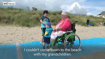 Beach mat rolled out for wheelchair users in Rosslare