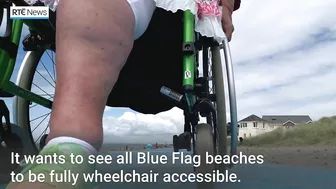 Beach mat rolled out for wheelchair users in Rosslare