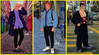 How disney prince looks if they were models | street fashion disney @Dream world