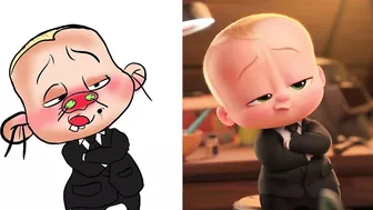 Drawing Funny Meme "The Boss Baby Family Business" @Cartoon Meme