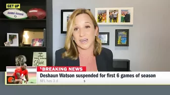 Dianna Russini on Deshaun Watson's suspension: The sense is that 6 games is pretty low | Get Up