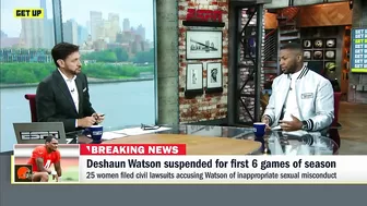 Dianna Russini on Deshaun Watson's suspension: The sense is that 6 games is pretty low | Get Up