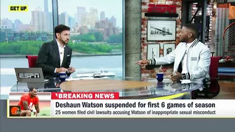 Dianna Russini on Deshaun Watson's suspension: The sense is that 6 games is pretty low | Get Up