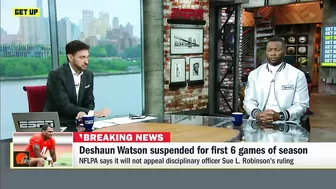 Dianna Russini on Deshaun Watson's suspension: The sense is that 6 games is pretty low | Get Up