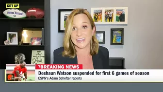 Dianna Russini on Deshaun Watson's suspension: The sense is that 6 games is pretty low | Get Up