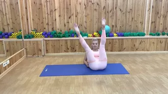 yoga stretching warm-up. Flexibility and Gymnastics Skills. Workout STRETCH yoga and contortion