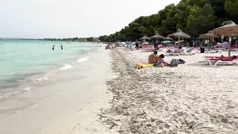 IBIZA Beach Summer - Long Beach Alcudia Amazing Beach Mallorca Island Life Walking 4K Travel Vlog