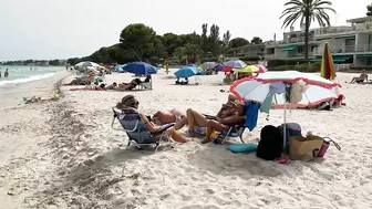 IBIZA Beach Summer - Long Beach Alcudia Amazing Beach Mallorca Island Life Walking 4K Travel Vlog