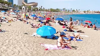 Beach Somorrostro, Barcelona beach walk/ walking Spain best beaches