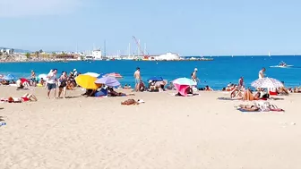 Beach Somorrostro, Barcelona beach walk/ walking Spain best beaches