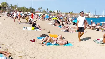 Beach Somorrostro, Barcelona beach walk/ walking Spain best beaches