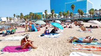 Barcelona beach walk, beach Sant Sebastia/walking Spain best beaches