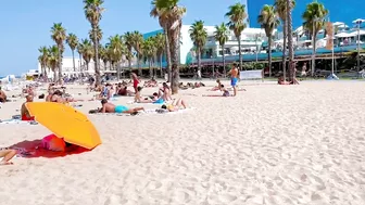 Barcelona beach walk, beach Sant Sebastia/walking Spain best beaches