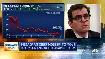 Instagram boss Mosseri to move to London amid battle against TikTok