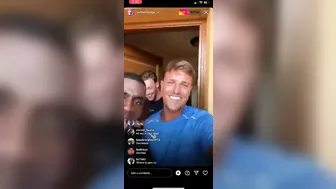 Andrew's full Instagram Live with Luca, Gemma, Tasha, Dami, and Davide