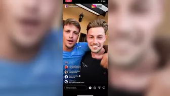 Andrew's full Instagram Live with Luca, Gemma, Tasha, Dami, and Davide