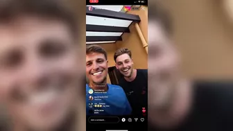 Andrew's full Instagram Live with Luca, Gemma, Tasha, Dami, and Davide