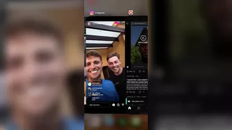 Andrew's full Instagram Live with Luca, Gemma, Tasha, Dami, and Davide