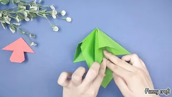 Fold A Cute Mushroom | DIY Funny Fingers