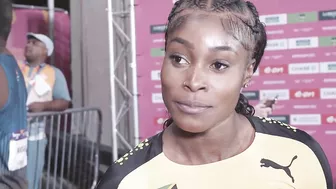 Elaine Thompson-Herah happy with her first Commonwealth Games GOLD MEDAL