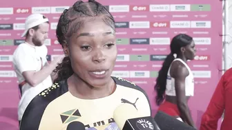 Elaine Thompson-Herah happy with her first Commonwealth Games GOLD MEDAL