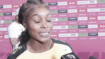 Elaine Thompson-Herah happy with her first Commonwealth Games GOLD MEDAL