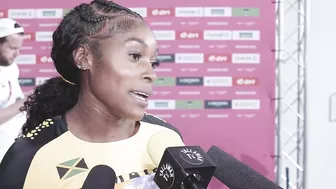 Elaine Thompson-Herah happy with her first Commonwealth Games GOLD MEDAL