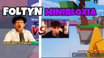 Foltyn VS MiniBloxia Reaction To An $100 Donation!