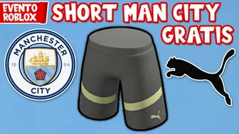 CONSIGUE SHORT del MANCHESTER CITY GRATIS en ROBLOX | EVENTO PUMA X MAN CITY