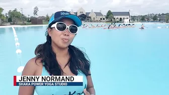 Texas Fil-Am teaches paddleboard yoga | TFC News Texas, USA