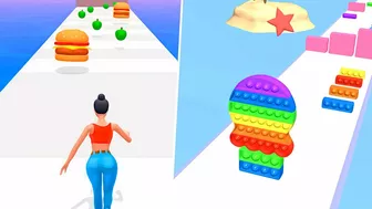 Twerk Race Vs Fidget Rush gameplay walkthrough Android iOS Free upload video games TCAX5PH