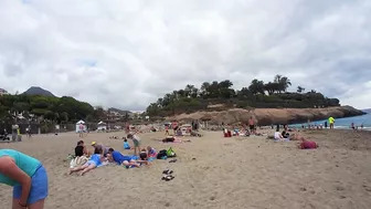 Spain Walking Tour 4K Tenerife Beaches Travel vlog. #beachwalk #beach #beaches