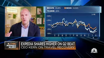 The trends are pretty strong in travel with no view of weakening, says Expedia CEO