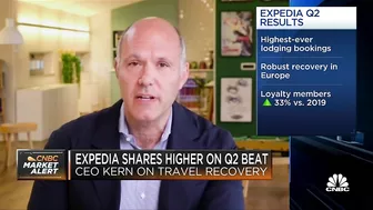 The trends are pretty strong in travel with no view of weakening, says Expedia CEO