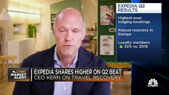 The trends are pretty strong in travel with no view of weakening, says Expedia CEO