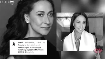 ????JUST IN ! CELEBRITY AT NETIZENS NAGDADALAMHATI SA PAGPANAW NI MS. CHERIE GIL ! RIP