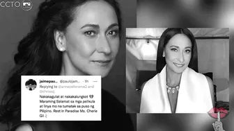 ????JUST IN ! CELEBRITY AT NETIZENS NAGDADALAMHATI SA PAGPANAW NI MS. CHERIE GIL ! RIP