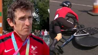 Geraint Thomas Reacts To Time Trial Crash At Commonwealth Games