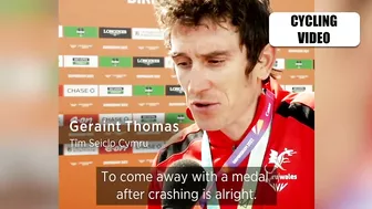 Geraint Thomas Reacts To Time Trial Crash At Commonwealth Games