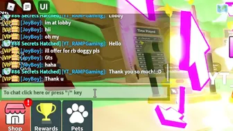 I GOT FREE SECRET PETS in Clicker Simulator (Roblox)